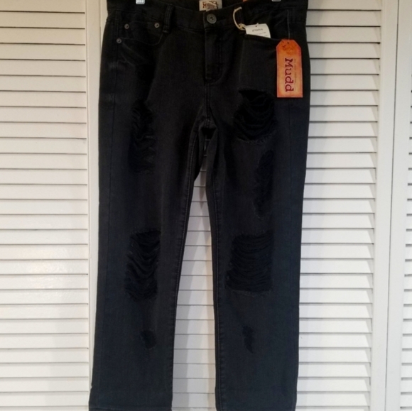 MUDD BLACK JEANS HOLY - Picture 2 of 14